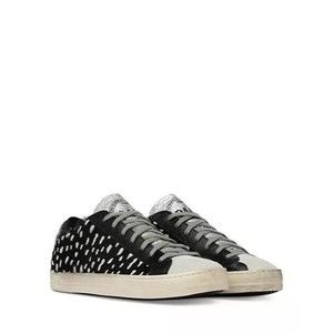 P448 John Spotted Leather/ Fur Platform Street Sneakers Shoes 39 Us 9 ITALY